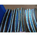 Lowest price wire braided reinforced flexible rubber hydraulic hose